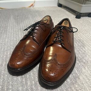 Florsheim Imperial 93602 Long Wing Bluchers Light Brown V-Cleat Size 9 3E